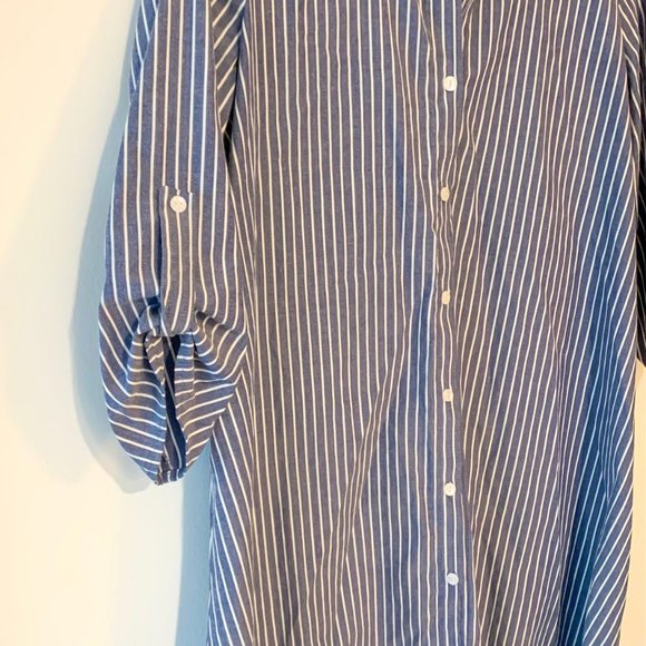 Button Down Striped Dress Shirt - Picture 3 of 4